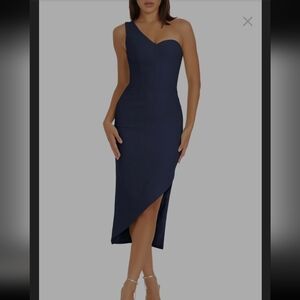 Dress the Population Magnolia one shoulder dress